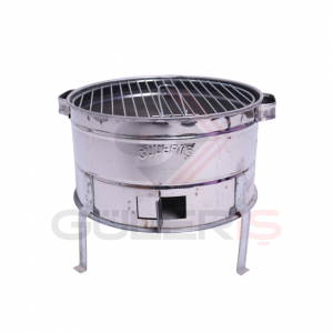 30 cm Çapında Paslanmaz 3 Havalandırma Kapaklı Barbekü Mangal 30 cm Çapında Paslanmaz 3 Havalandırma Kapaklı Barbekü Mangal
