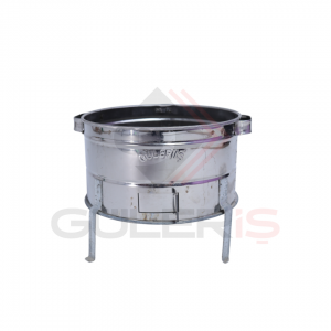 30 cm Çapında Paslanmaz 3 Havalandırma Kapaklı Barbekü Mangal 30 cm Çapında Paslanmaz 3 Havalandırma Kapaklı Barbekü Mangal