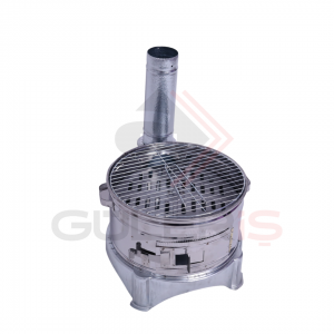 38 cm Çapında Paslanmaz Güveç Barbekü Mangal Toprak Tandır Gözleme Yufka Ekmek Saçlı Soba Mangal Çay Demleme Aparatı (13 PARÇA)