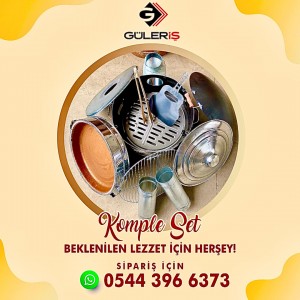 40 cm Çapında Paslanmaz Güveç Barbekü Mangal Toprak Tandır Gözleme Yufka Ekmek Saçlı Soba Mangal Çay Demleme Aparatı 16 PARÇA SET 40 cm Çapında Paslanmaz Güveç Barbekü Mangal Toprak Tandır Gözleme Yufka Ekmek Saçlı Soba Mangal Çay Demleme Aparatı 16 PARÇA SET