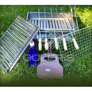 ÇEKMEÇELİ BARBEKÜ MANGAL SETİ 12 PARÇA (45X20X25 CM)