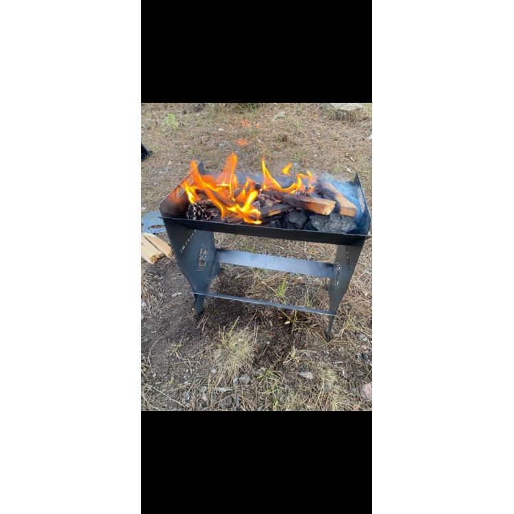 50x25x50 cm Katlanır Portatif Mangal