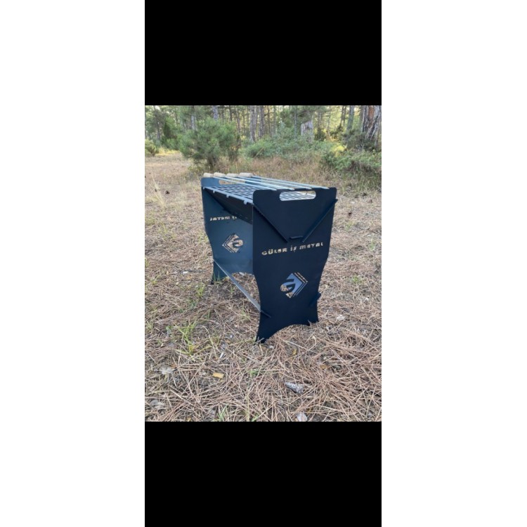 50x25x50 cm Katlanır Portatif Mangal